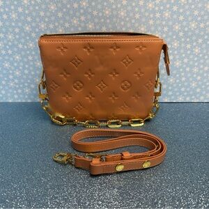 Fashion monogram crossbody bag purse